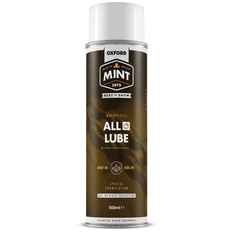 Lubricante para cadenas en seco y lluvia Oxford MINT 500 ml