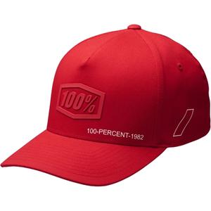 Gorra 100% Shadow Flexfit roja