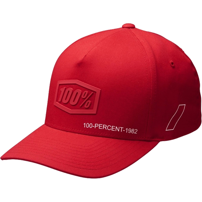 Gorra 100% Shadow Flexfit roja