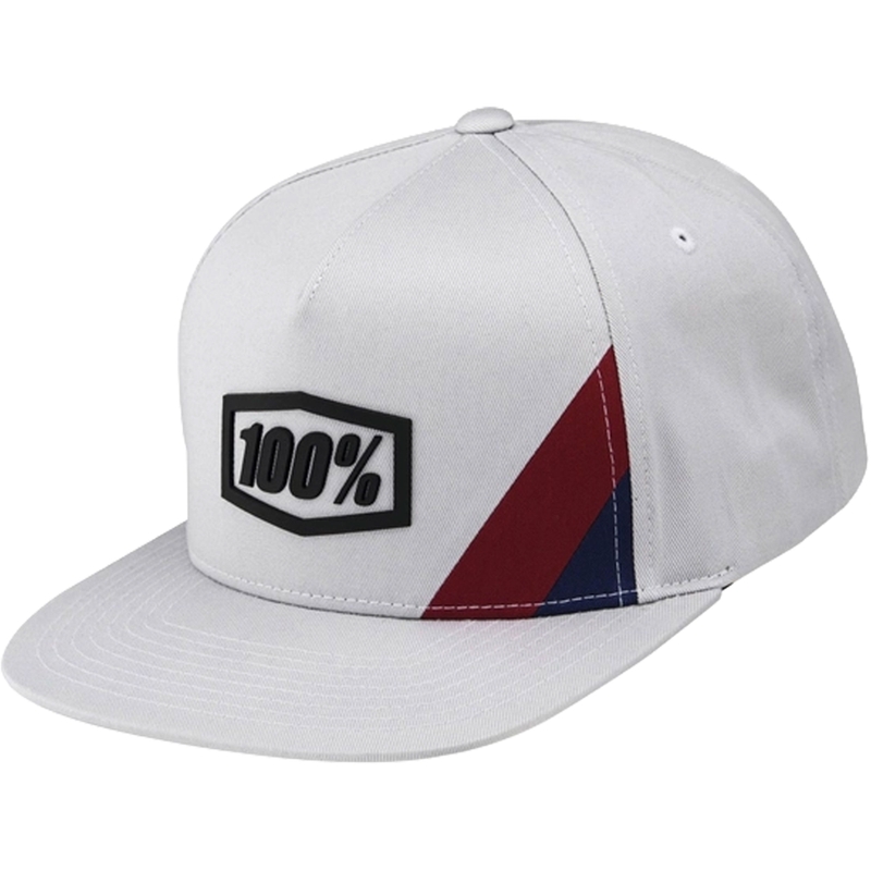 Gorra 100% Cornerstone Snapback blanca