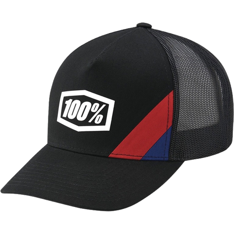 Gorra 100% Cornestone X-Fit Trucker negra