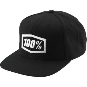 Gorra infantil 100% Icon Snapback negra