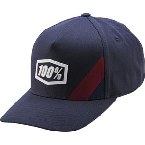 Gorra 100% Cornestone Snapback azul-gris