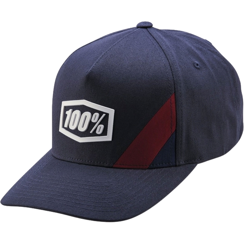 Gorra 100% Cornestone Snapback azul-gris