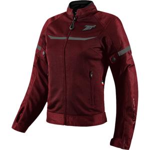 Chaqueta de moto para mujer SEVENTY DEGREES SD-JR30.2 color burdeos Mojave