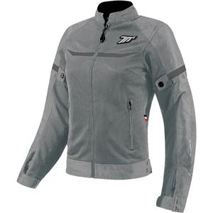 Chaqueta de moto para mujer Seventy Degrees SD-JR30.2 Mojave gris claro