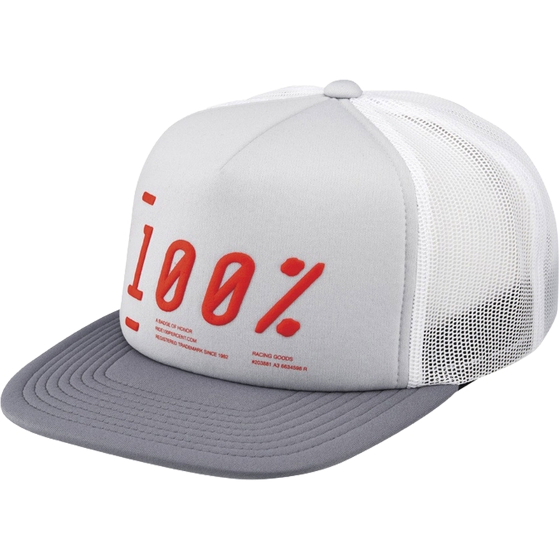 Gorra 100% Gris Transfer