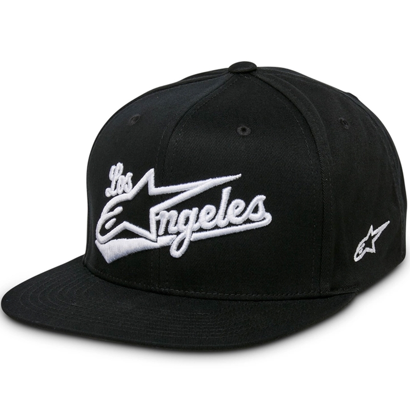 Gorra Alpinestars Los Angeles negra y blanca