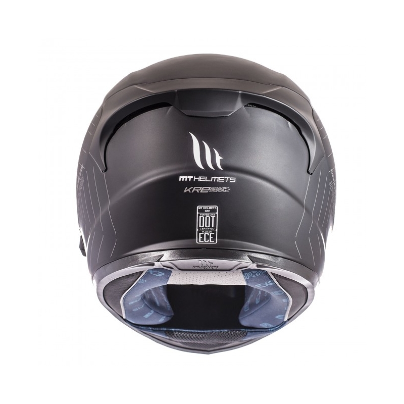 Casco integral de moto MT Kre SV negro mate liquidación
