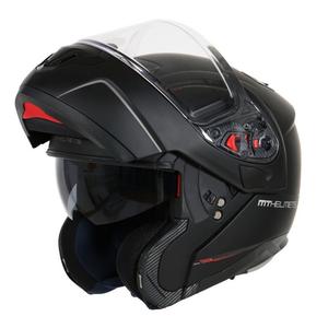 Casco de moto MT Atom negro mate liquidación