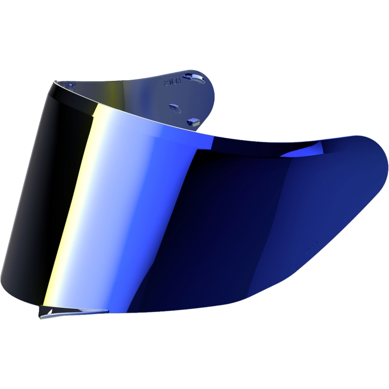 Visera para cascos de moto Airoh Connor/Spark 2 azul espejo