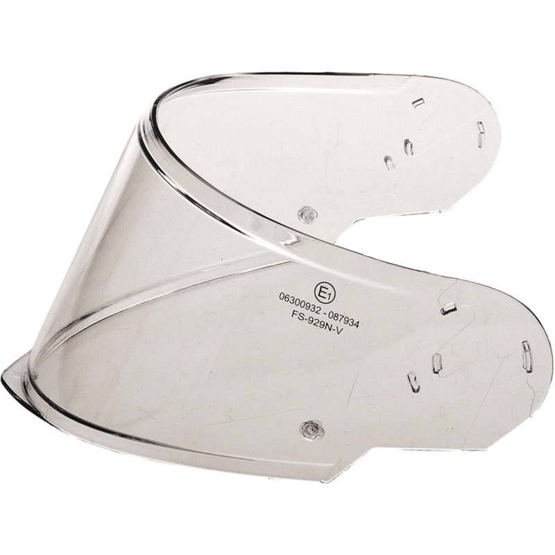 Visera para cascos Cassida Modulo 2.1 Plus Carbon con preparación Pinlock, transparente