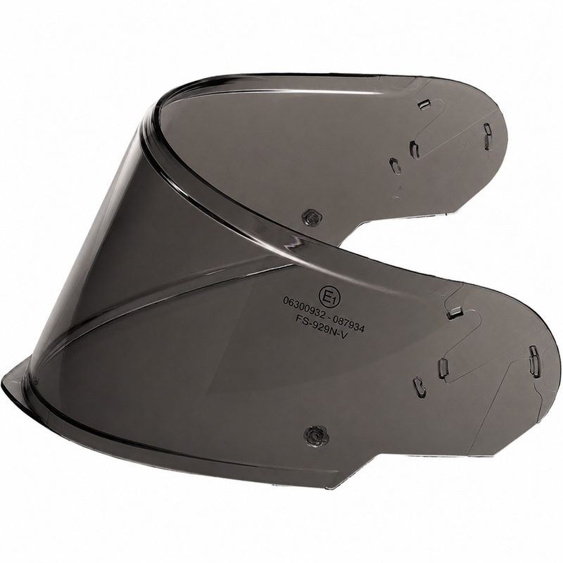 Visera para cascos Cassida Modulo 2.1 Plus Carbon con preparación Pinlock, ahumada.