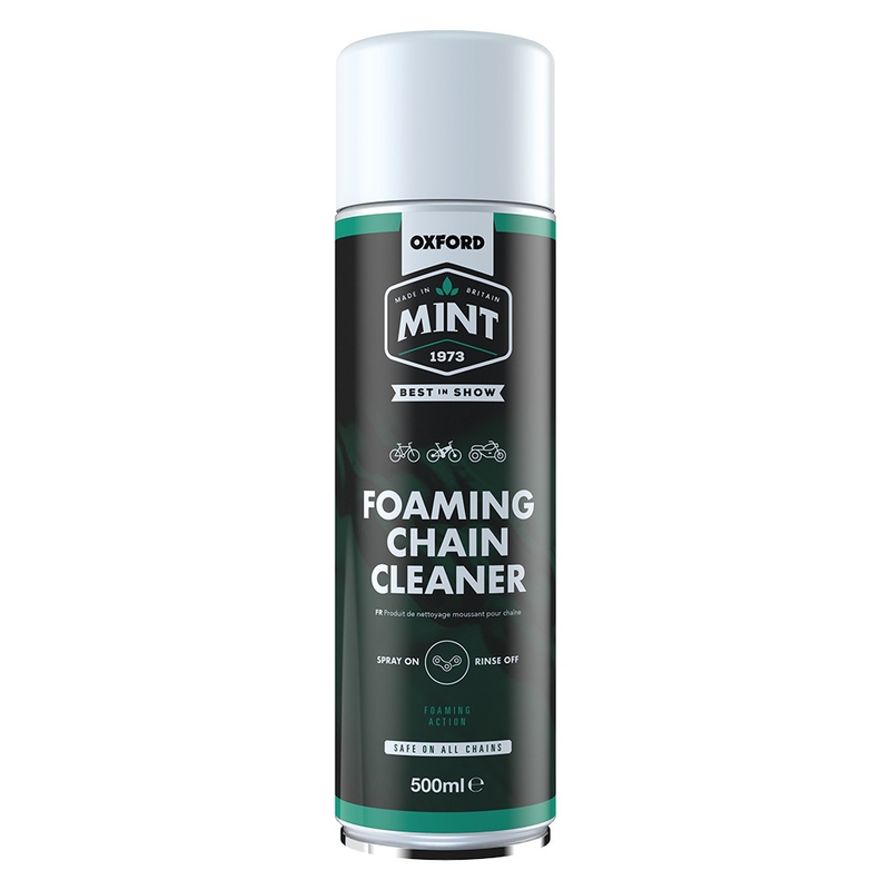 Limpiador de cadena en espuma para motocicletas/bicicletas MENTA 500 ml