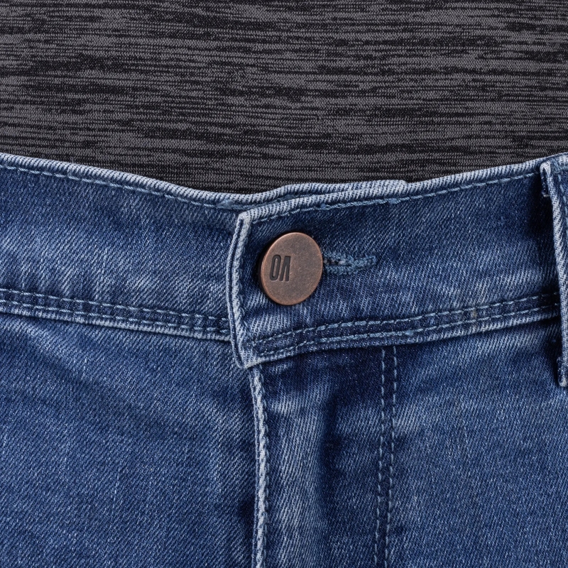Pantalones vaqueros de moto Oxford Original Approved Tailor AA, color azul claro.