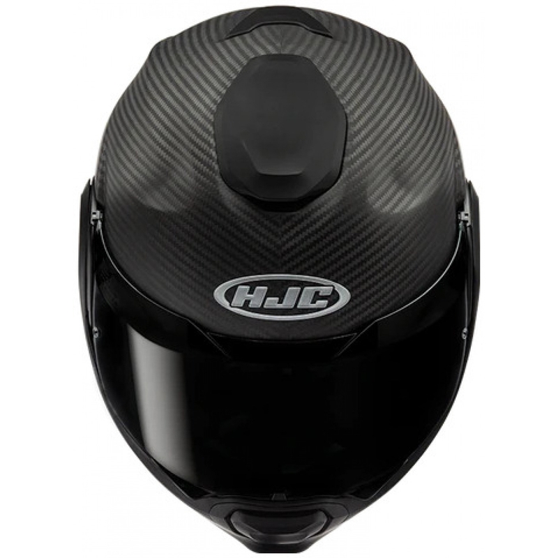 Casco de moto abatible HJC F100 CARBON negro mate