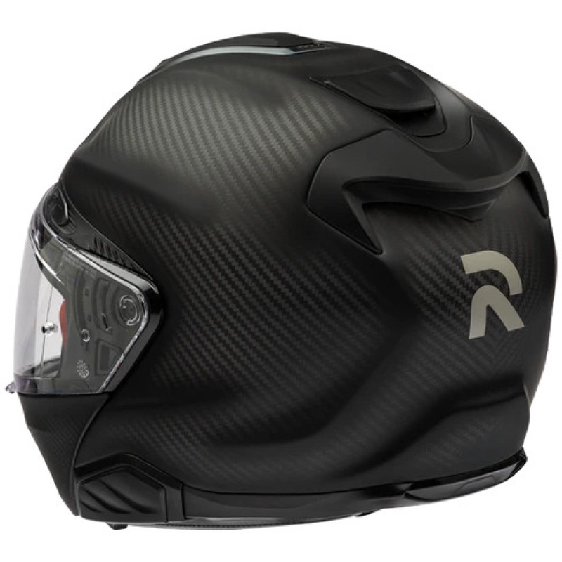 Casco de moto abatible HJC RPHA 91 CARBON negro mate