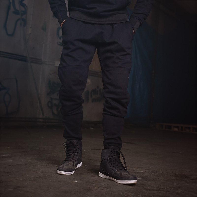 Pantalones deportivos Oxford Armourlite AA negros estilo motero.