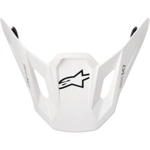 Visera blanca para casco Alpinestars Supertech S-M7 Solid