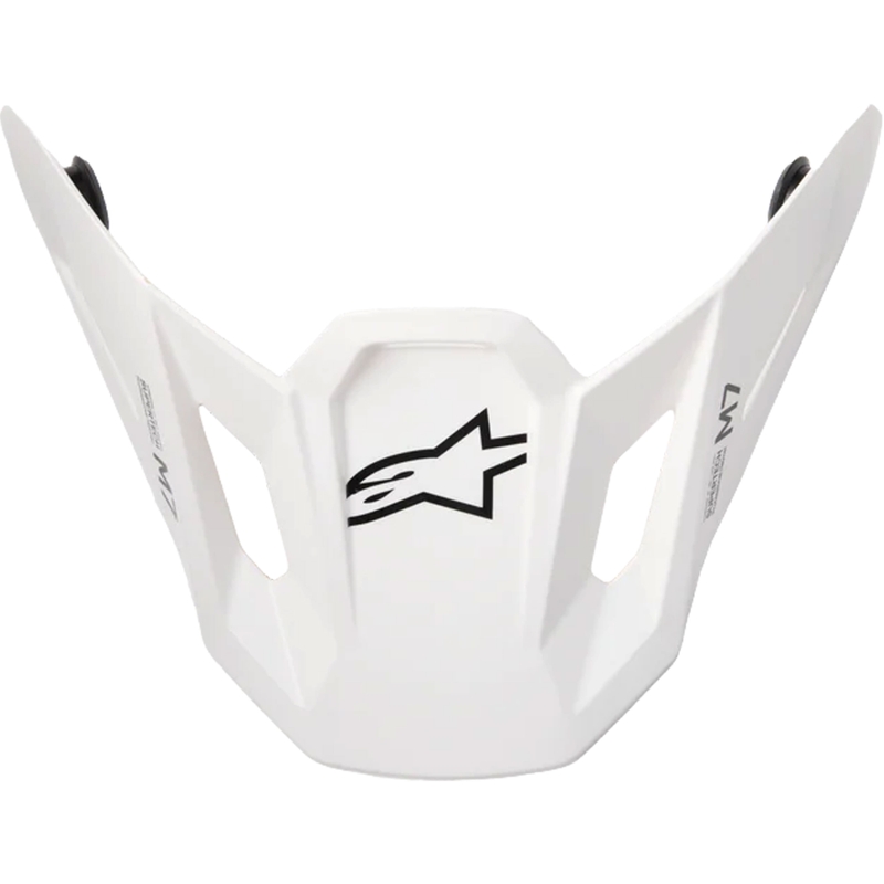 Visera blanca para casco Alpinestars Supertech S-M7 Solid