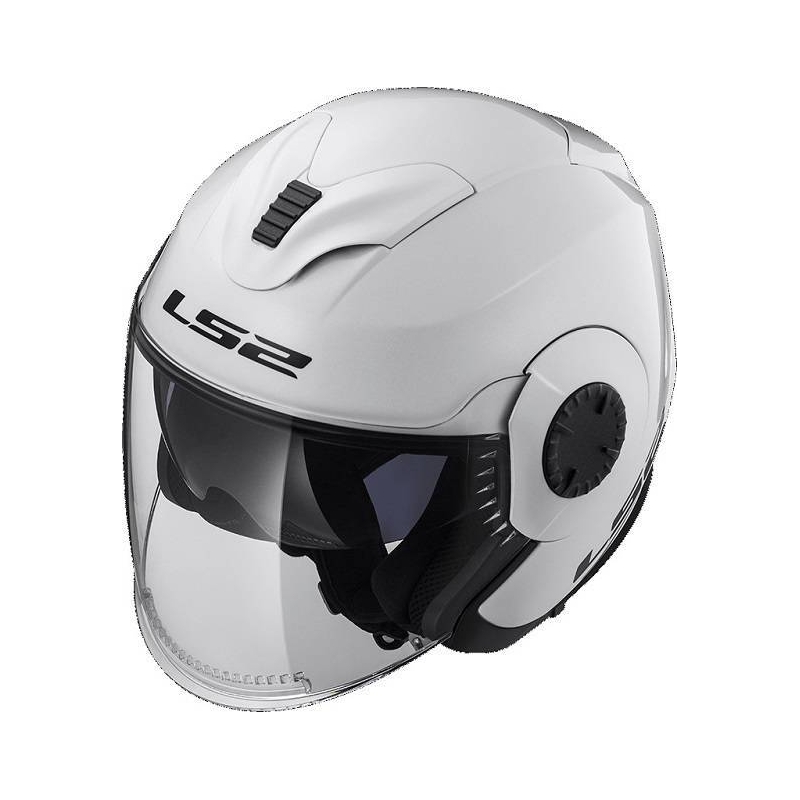 Casco abierto LS2 OF570 Verso blanco brillante