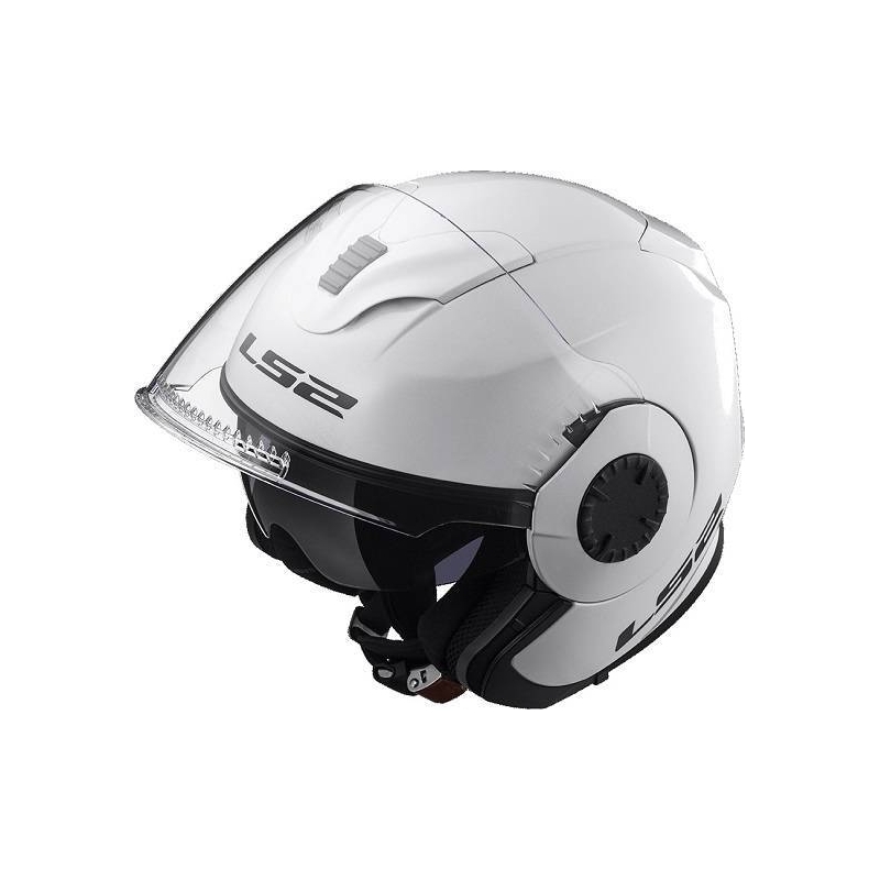 Casco abierto LS2 OF570 Verso blanco brillante