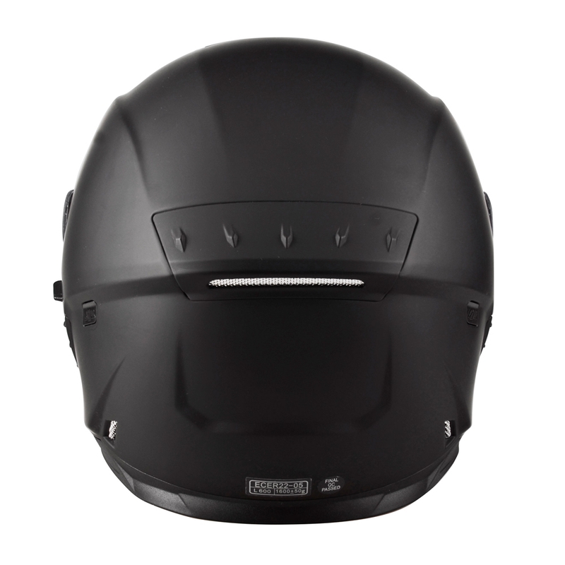 Casco integral de moto Lazer Rafale Z-Line negro mate liquidación