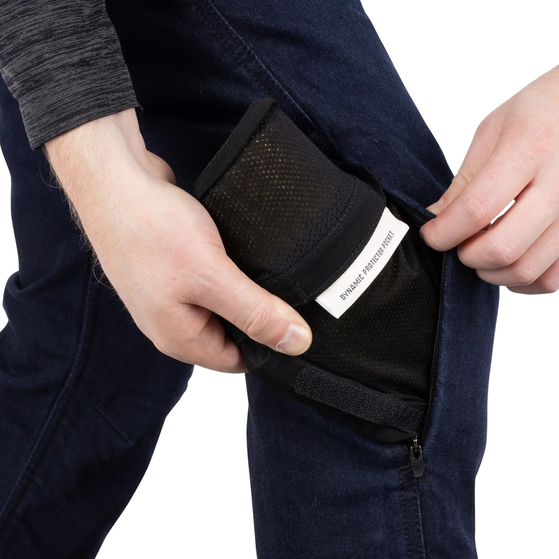 Pantalones vaqueros de moto Oxford Marshal AAA Slim Fit negros