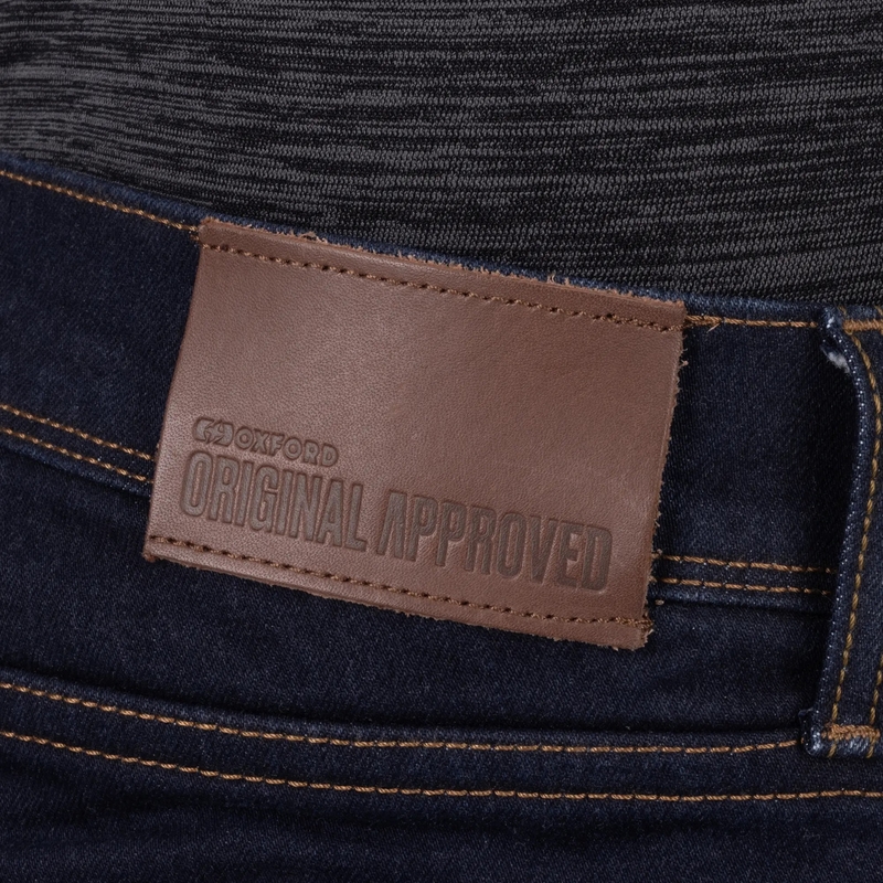 Pantalones vaqueros de moto Oxford Marshal AAA Slim Fit negros