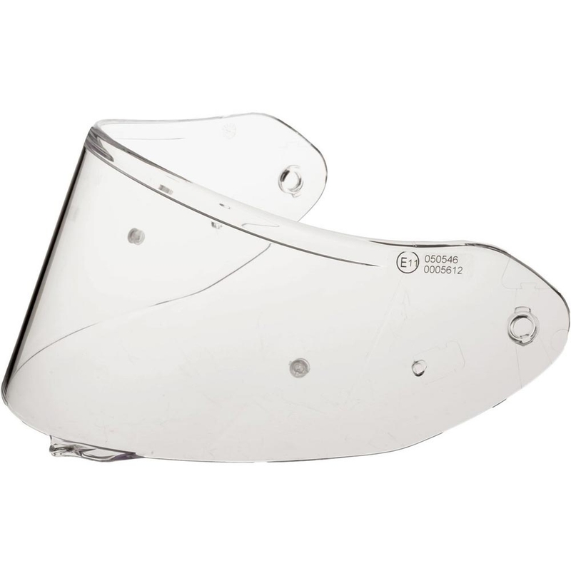 Visera para cascos de motocicleta ZED K40 con preparación para lámina FogCity, transparente.