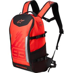 Mochila Alpinestars AMP-3 MM93 roja flúor-roja-negra 17 l