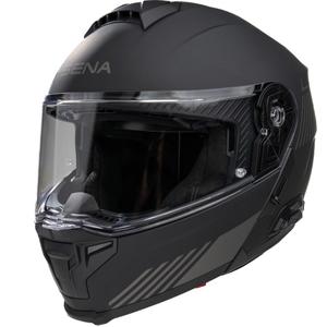 Casco de moto abatible con auriculares SENA Specter negro mate