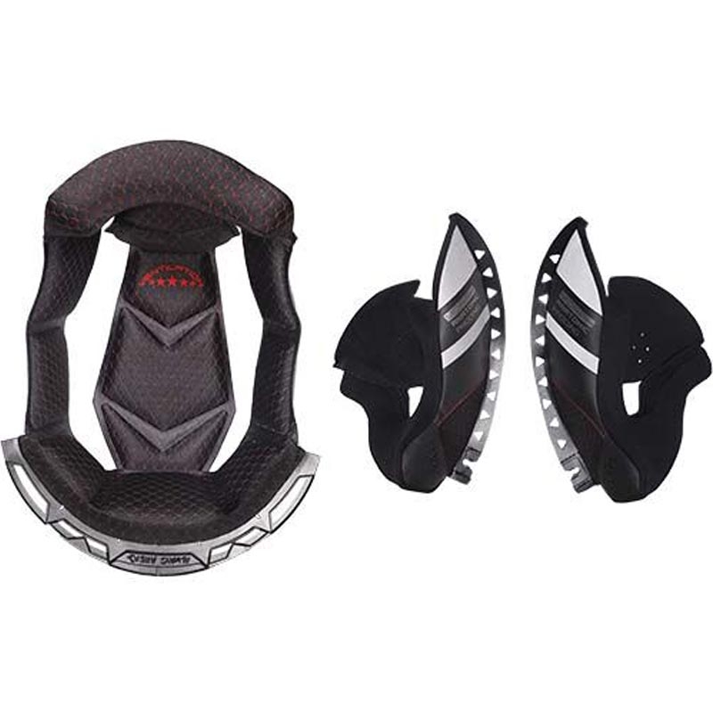 Interior del casco de motocicleta LS2 FF811, negro.