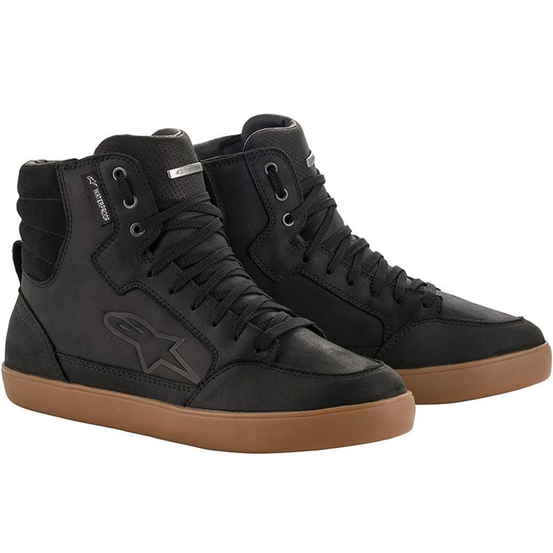 Botas de moto impermeables Alpinestars J-6 de goma negra