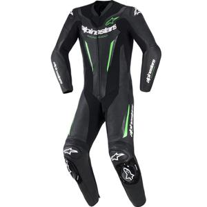 Mono de moto Alpinestars GP FORCE V2 de una pieza, negro-verde