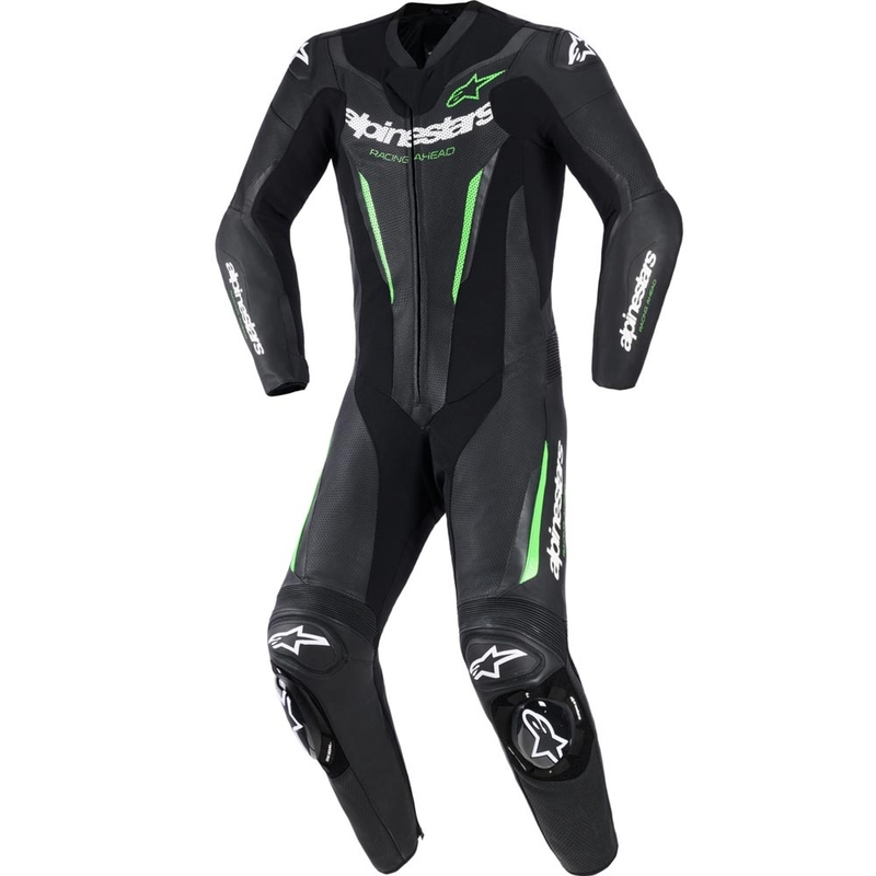 Mono de moto Alpinestars GP FORCE V2 de una pieza, negro-verde