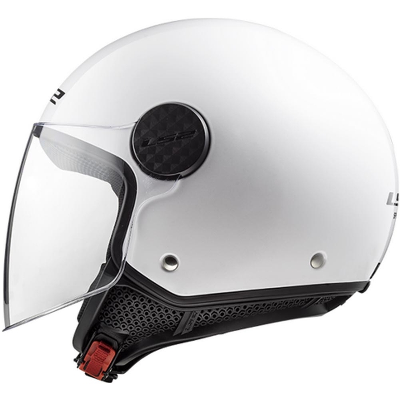 Casco de moto abierto LS2 OF558 Sphere II Blanco sólido