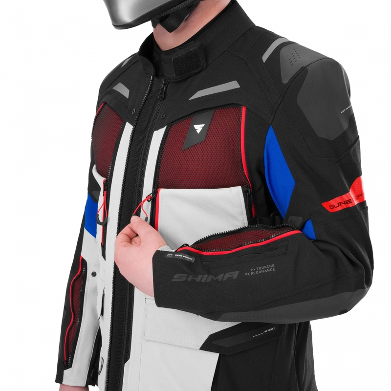 Chaqueta de moto Shima Dune 2.0 azul
