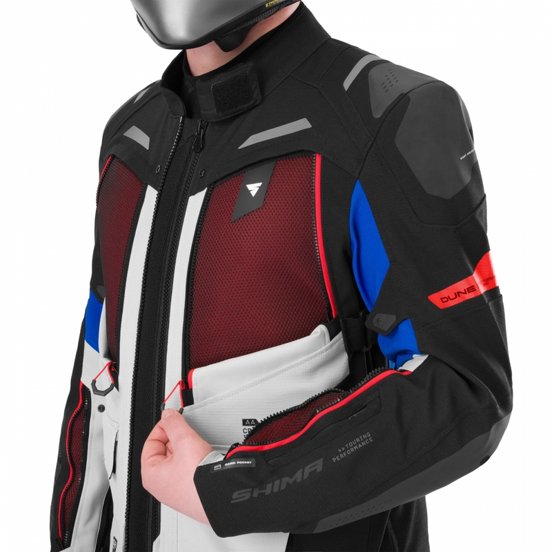 Chaqueta de moto Shima Dune 2.0 azul