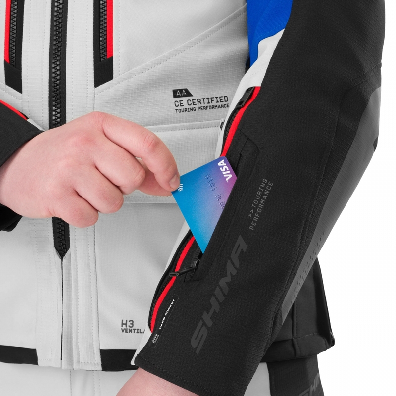 Chaqueta de moto Shima Dune 2.0 azul