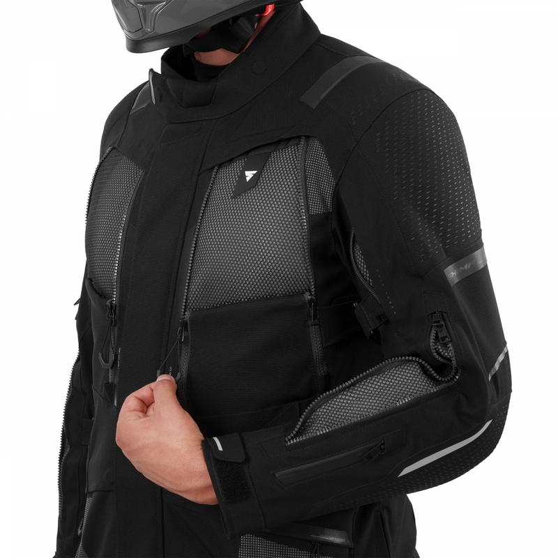 Chaqueta de moto Shima Hero 3.0 negra