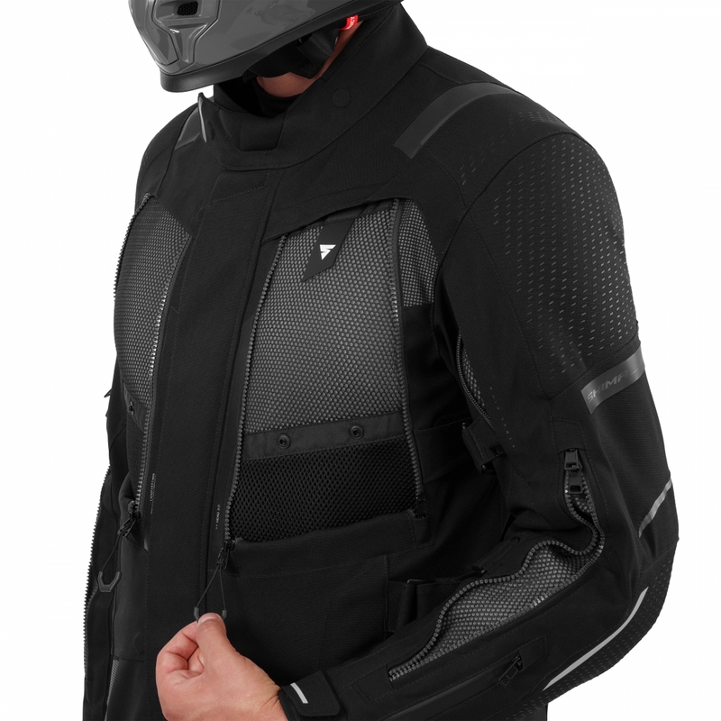 Chaqueta de moto Shima Hero 3.0 negra