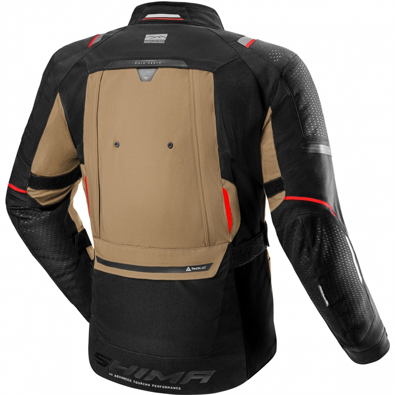 Chaqueta de moto Shima Hero 3.0 marrón