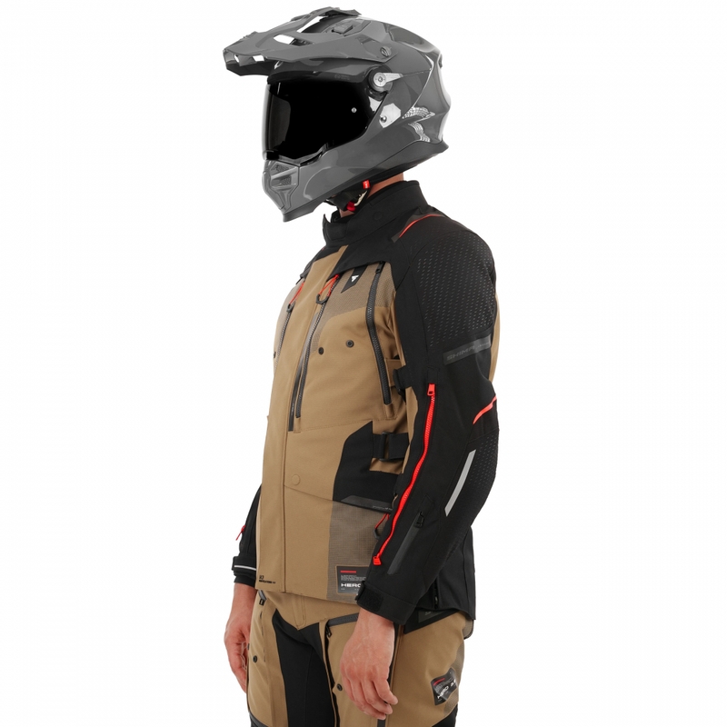 Chaqueta de moto Shima Hero 3.0 marrón