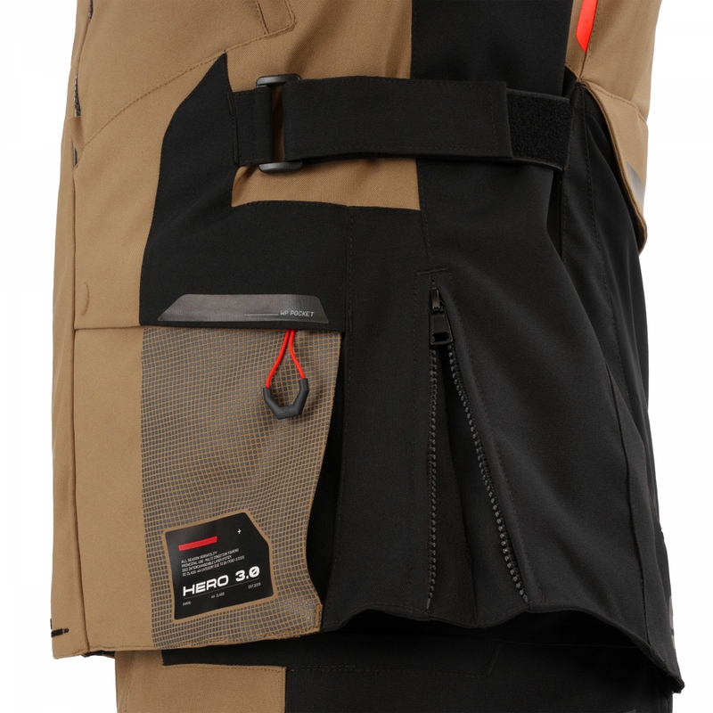 Chaqueta de moto Shima Hero 3.0 marrón
