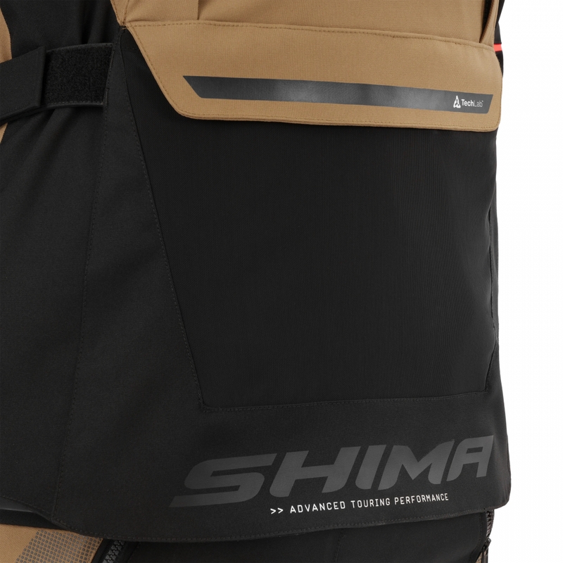 Chaqueta de moto Shima Hero 3.0 marrón