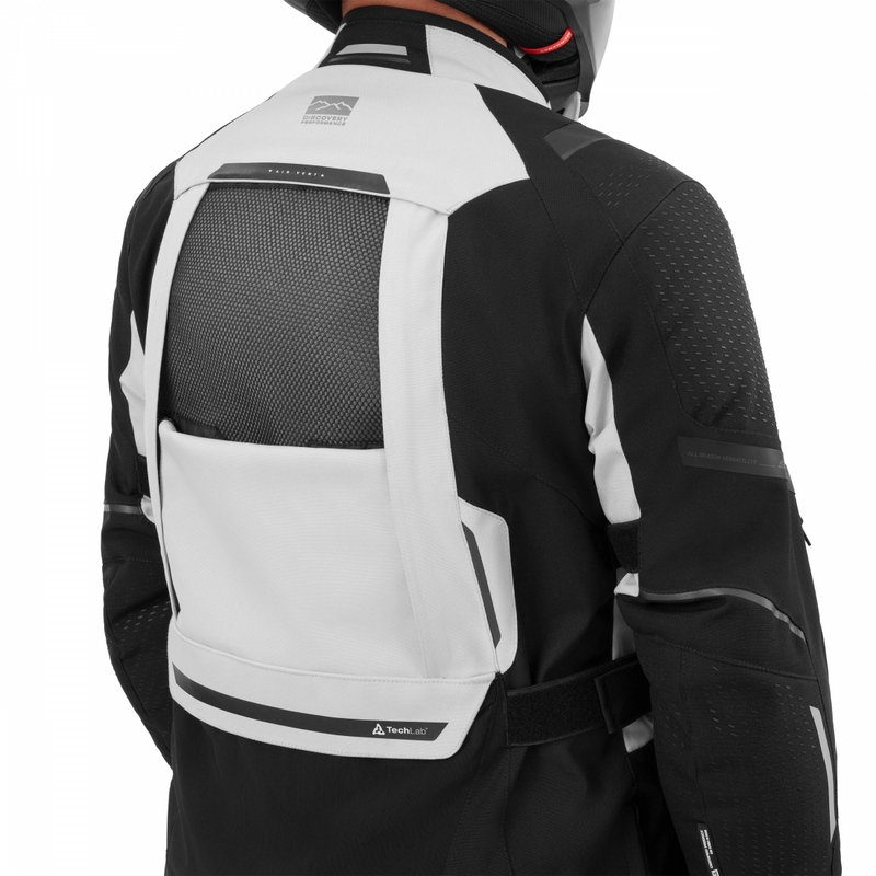 Chaqueta de moto Shima Hero 3.0 gris-amarillo flúor