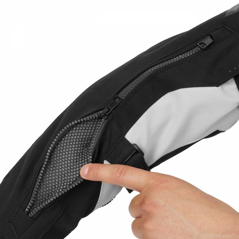 Chaqueta de moto Shima Hero 3.0 gris-amarillo flúor