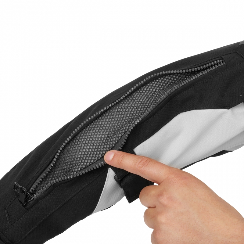 Chaqueta de moto Shima Hero 3.0 gris-amarillo flúor
