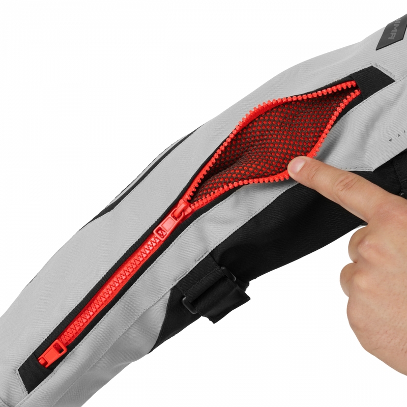 Chaqueta de moto Shima Hero 3.0 gris-roja